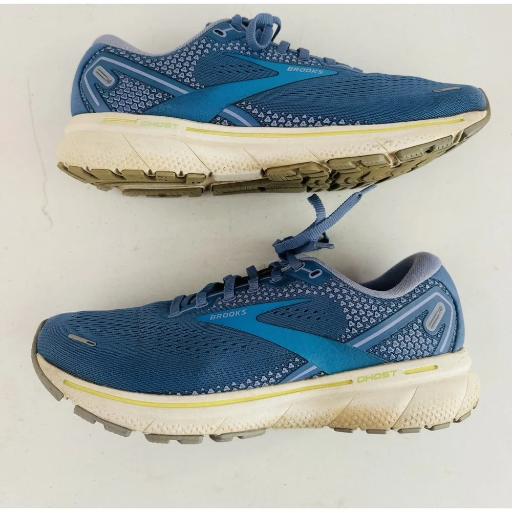 Brooks Ghost 14 Women's Size 9.5 Running Shoes‎ Sneakers Blue Purple 1203801B456